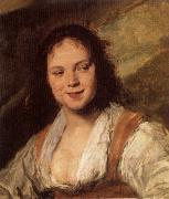 Frans Hals Gypsy Girl oil on canvas